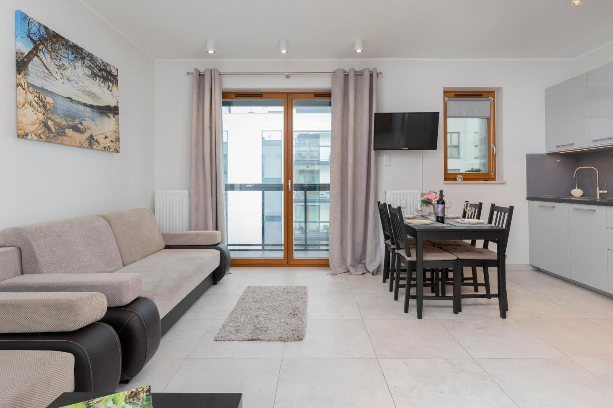 Apartament Z Widokiem Na Morze Obok Parku Millenium W Gdansku By Noclegi Renters Luaran gambar